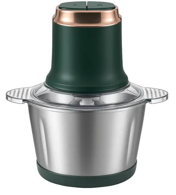 Picadora de Carne y Verduras Royal Swiss 3L de Acero Inoxidable – 400W, 2 Velocidades Ajustables