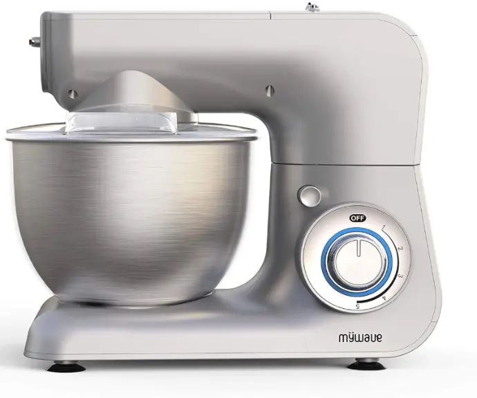 MyWave Robot Batidora Amasadora MWSM-100 1000W Bol de Acero Inoxidable